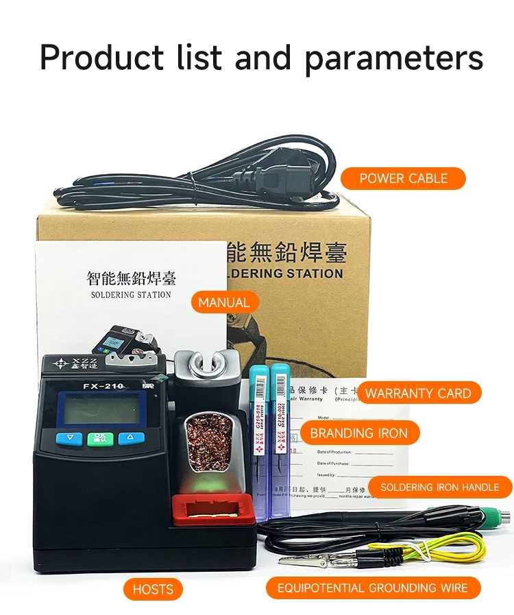 C210 Precision Soldering Station - XZZ FX-210 Super Precision Lötstation 45W
