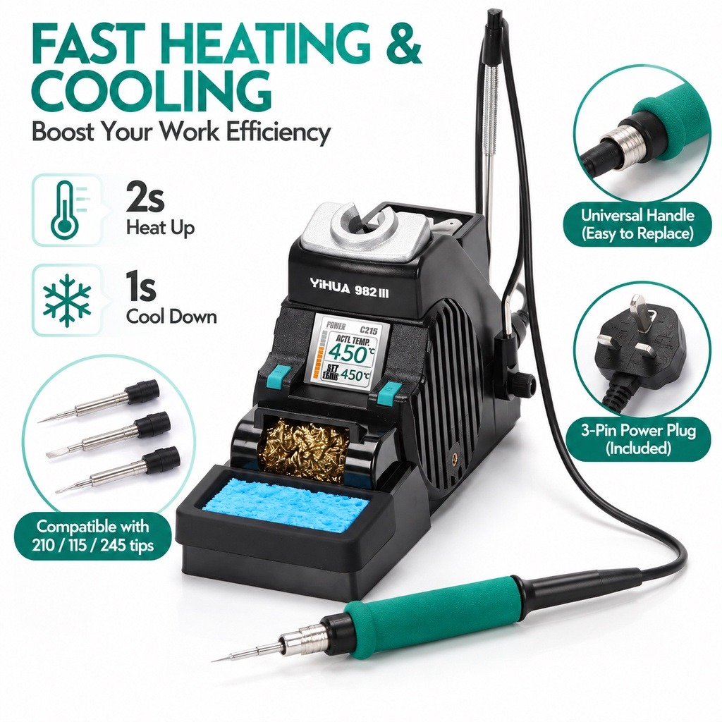 YIHUA 982-III C210 Lötstation  – C210 Precision Soldering Station Bewertung und Preis
