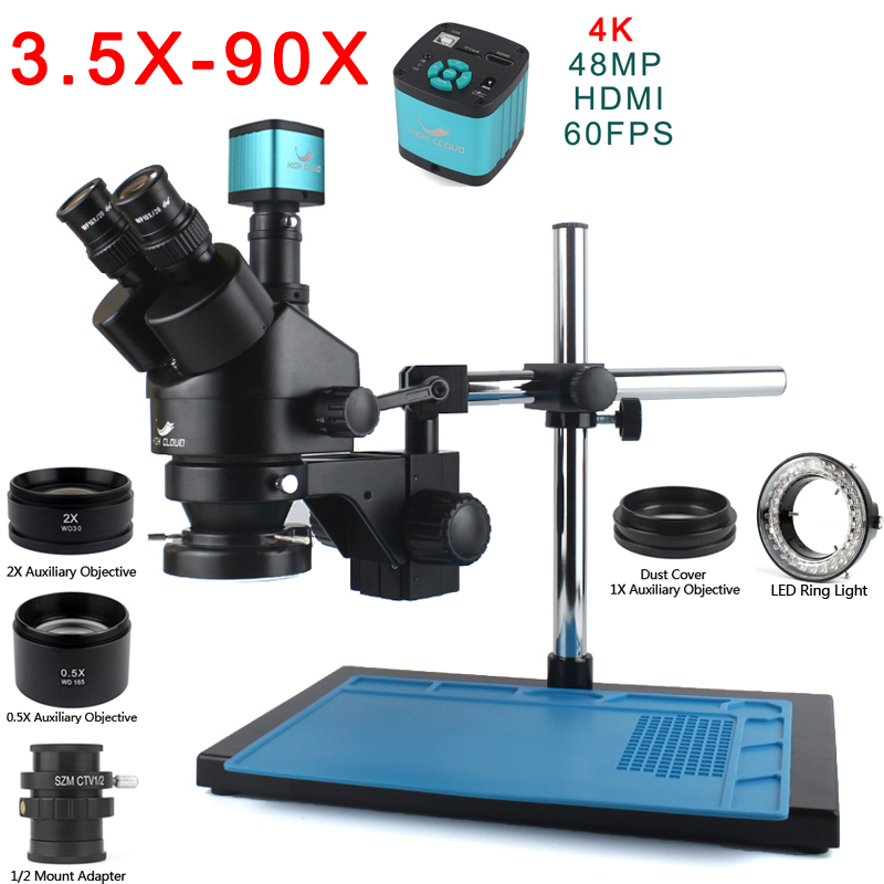 7X-45X 3,5X-90X Trinokular Ste – Trinocular Stereo Microscope 7X-45X Bewertung und Preis