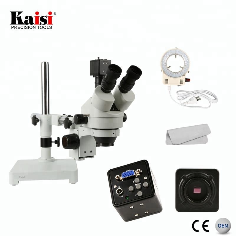 Kaisi 7X-45X Digitalzoom PCB I – Trinocular Stereo Microscope 7X-45X Bewertung und Preis