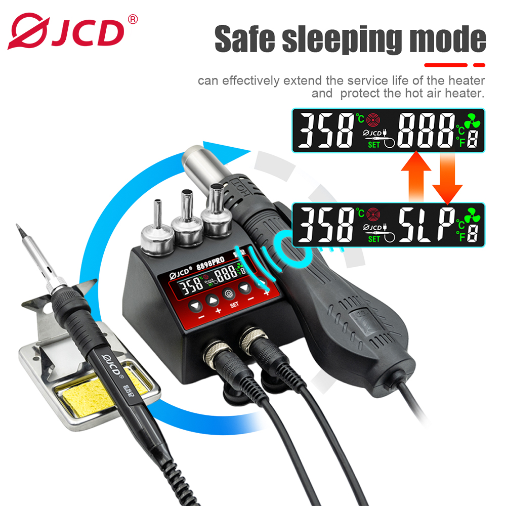 JCD 8898Pro 2 in 1 Lötstation  – 2 In 1 Soldering Rework Station 750W Bewertung und Preis